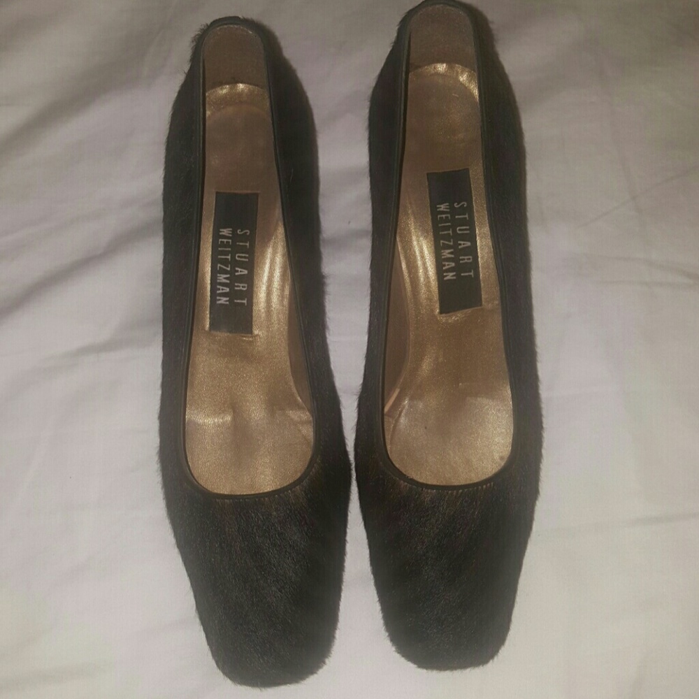 Stuart Weitzman Hair-On heels